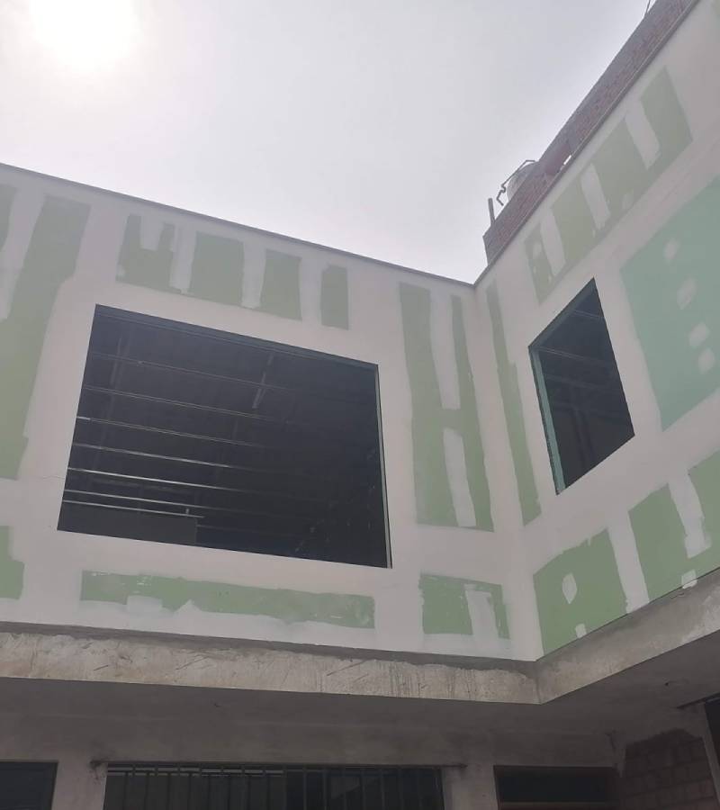 Proceso de construcción de casa en drywall desde cimientos